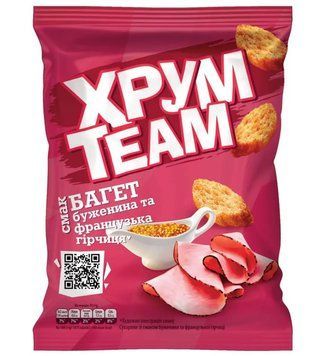 ХрумTeam Багет Буженина-Французська Гірчиця 55г Пивасов Одеса