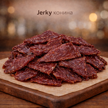 Jerky конина 100гJust Meat Пивасов Одеса