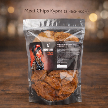 Meat Chips Курка з часником 50г Пивасов Одеса