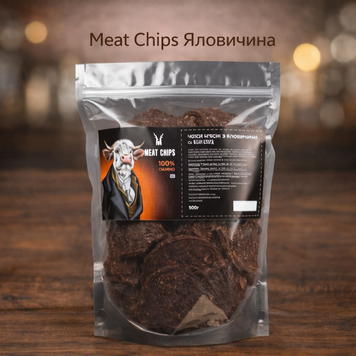 Meat Chips Яловичина 50г Пивасов Одеса