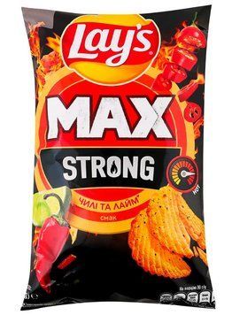 Чіпси Lays Чилі та лайм 95г Пивасов Одеса
